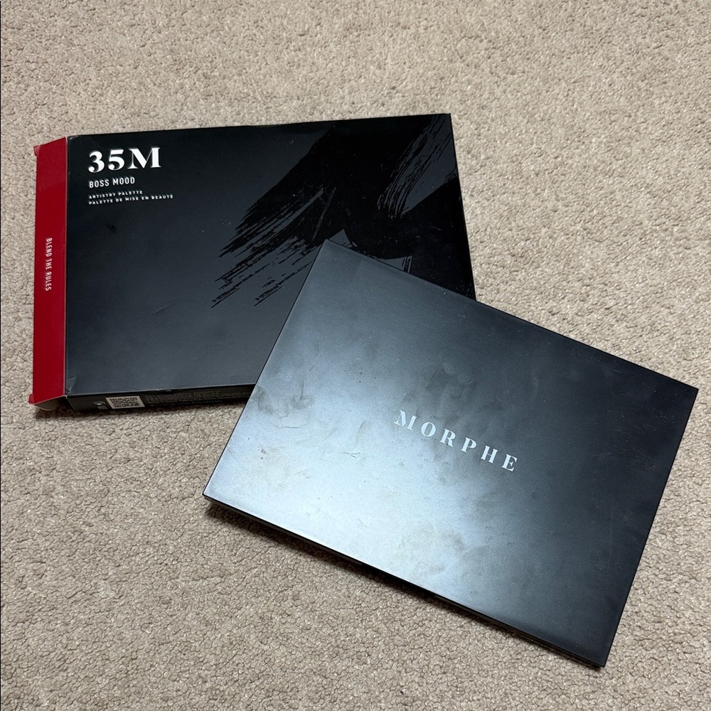 GENTLY USED Morphe 35M Boss Mood Palette with Black Cover